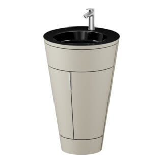 Duravit Waschtischunterschrank c-bonded Set Starck 1 56x86,4x60,5cm, st, G ES ge, Tau s-matt