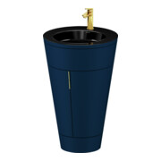 Duravit Waschtischunterschrank c-bonded Set Starck 1 56x86,4x60,5cm, st, G g p, blau s-matt