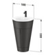Duravit Waschtischunterschrank c-bonded Set Starck 1 56x86,4x60,5cm, st, G g p, graph s-matt
