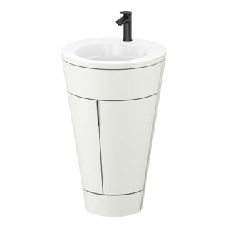 Duravit Waschtischunterschrank c-bonded Set Starck 1 56x86,4x60,5cm, st, G sw, No we. s-matt
