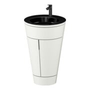 Duravit Waschtischunterschrank c-bonded Set Starck 1 56x86,4x60,5cm, st, G sw, No we. s-matt