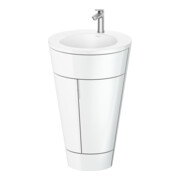 Duravit Waschtischunterschrank c-bonded Set Starck 1 56x86,4x60,5cm, st, Gr. ES geb., we. hgl