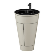 Duravit Waschtischunterschrank c-bonded Set Starck 1 56x86,4x60,5cm, st, Gr. sw, Tau s-matt
