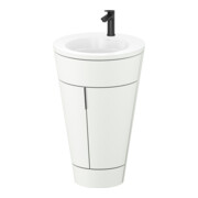 Duravit Waschtischunterschrank c-bonded Set Starck 1 56x86,4x60,5cm, st, Gr. sw, we. s-matt