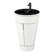Duravit Waschtischunterschrank c-bonded Set Starck 1 56x86,4x60,5cm, st, Gr. sw, we. s-matt