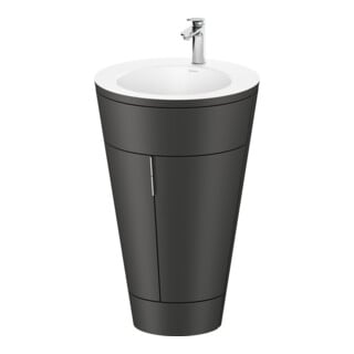 Duravit Waschtischunterschrank c-bonded Set Starck 1 56x86,4x60,5cm, st, IB, G c, gra s-matt