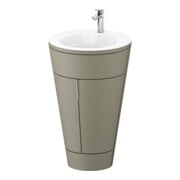 Duravit Waschtischunterschrank c-bonded Set Starck 1 56x86,4x60,5cm, st, IB, G c, st-g s-matt