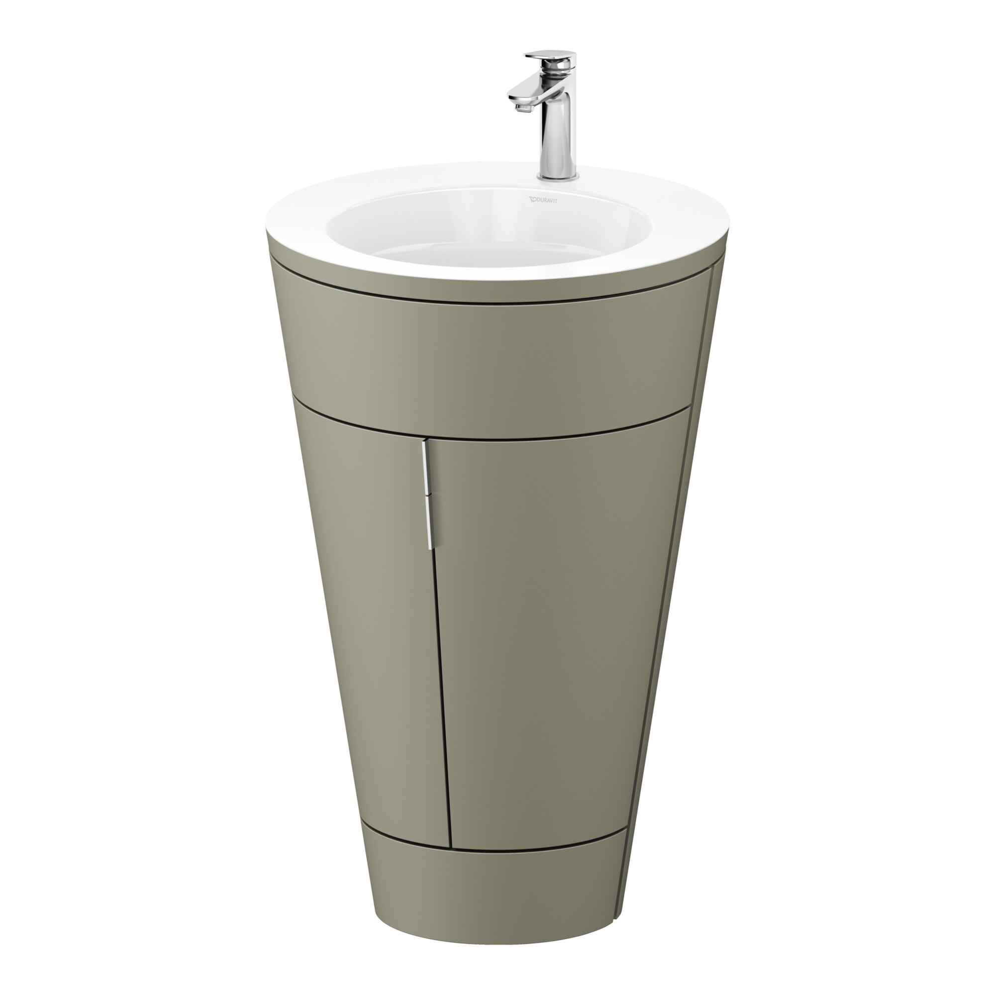 Duravit Waschtischunterschrank c-bonded Set Starck 1 56x86,4x60,5cm, st, IB, G c, st-g s-matt
