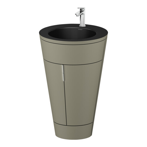 Duravit Waschtischunterschrank c-bonded Set Starck 1 56x86,4x60,5cm, st, IB, G c, st-g s-matt