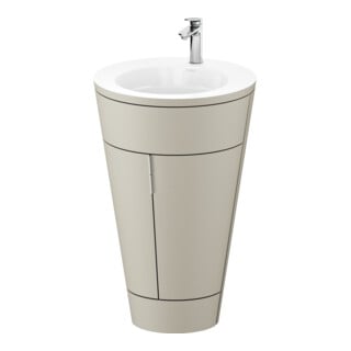 Duravit Waschtischunterschrank c-bonded Set Starck 1 56x86,4x60,5cm, st, IB, G c, Tau s-matt