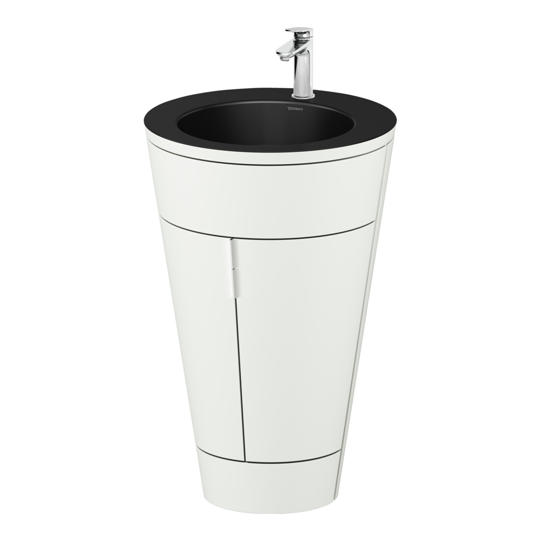 Duravit Waschtischunterschrank c-bonded Set Starck 1 56x86,4x60,5cm, st, IB, G c, we. s-matt