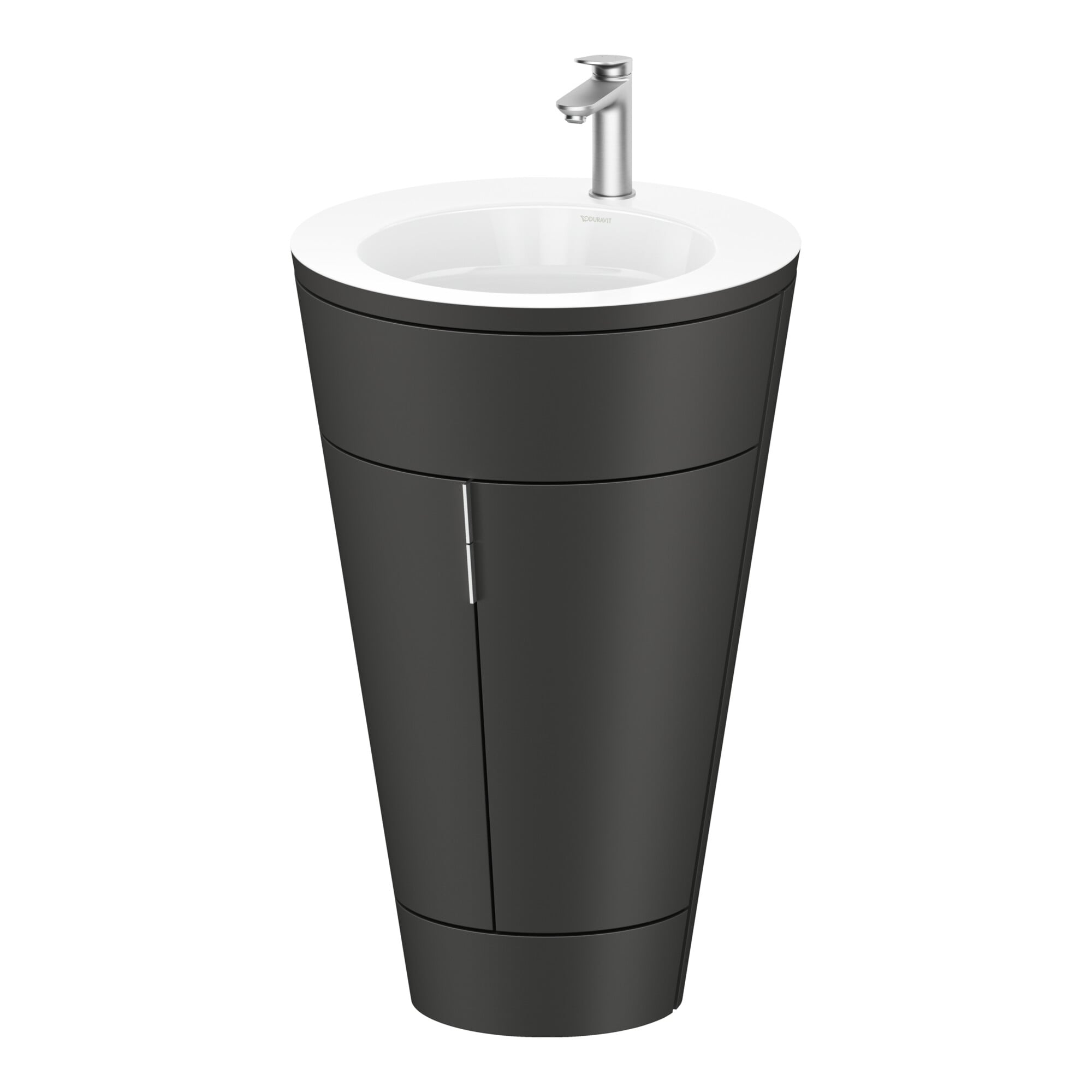 Duravit Waschtischunterschrank c-bonded Set Starck 1 56x86,4x60,5cm, st, IB, G ES ge, gra m