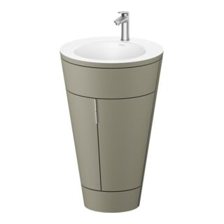 Duravit Waschtischunterschrank c-bonded Set Starck 1 56x86,4x60,5cm, st, IB, G ES ge, st-g m
