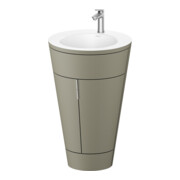 Duravit Waschtischunterschrank c-bonded Set Starck 1 56x86,4x60,5cm, st, IB, G ES ge, st-g m