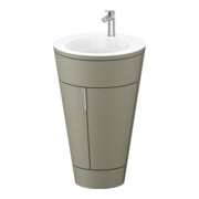Duravit Waschtischunterschrank c-bonded Set Starck 1 56x86,4x60,5cm, st, IB, G ES ge, st-g m