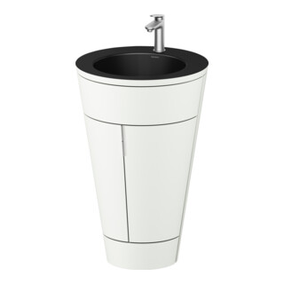 Duravit Waschtischunterschrank c-bonded Set Starck 1 56x86,4x60,5cm, st, IB, G ES ge, w m