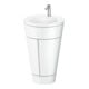 Duravit Waschtischunterschrank c-bonded Set Starck 1 56x86,4x60,5cm, st, IB, G ES ge, we. hgl-1