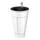 Duravit Waschtischunterschrank c-bonded Set Starck 1 56x86,4x60,5cm, st, IB, G ES ge, we. hgl-1