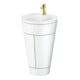 Duravit Waschtischunterschrank c-bonded Set Starck 1 56x86,4x60,5cm, st, IB, G g p, we. hgl-1