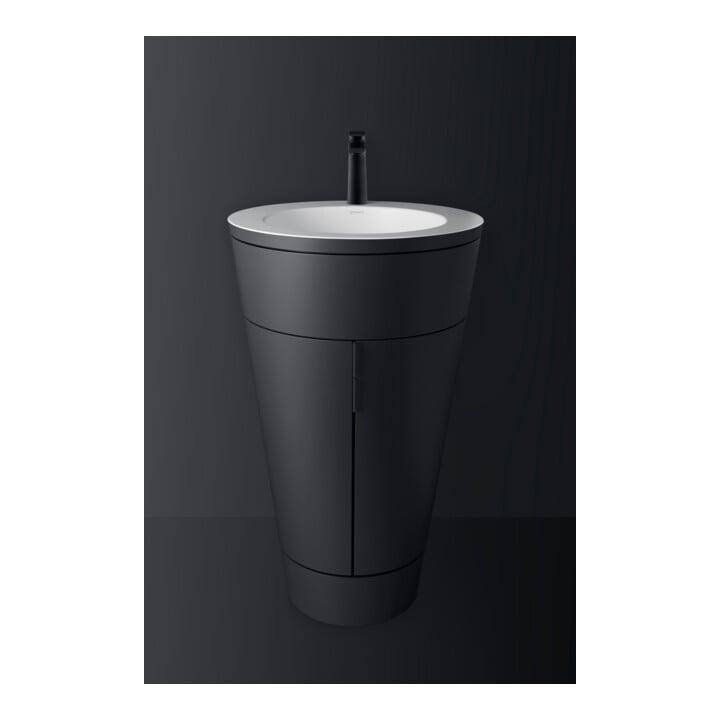 Duravit Waschtischunterschrank c-bonded Set Starck 1 56x86,4x60,5cm, st, IB, G sw, gra s-matt