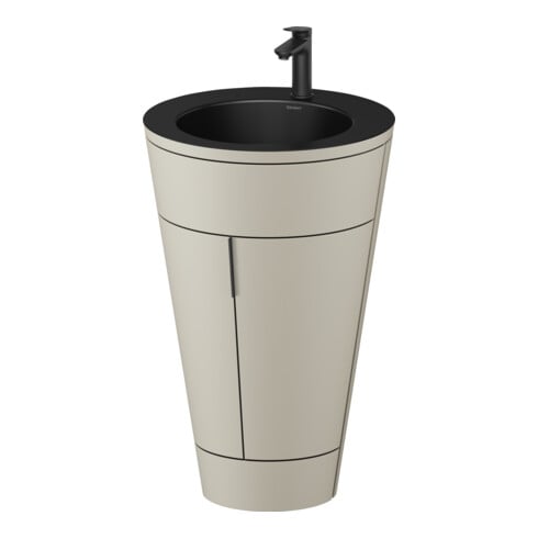 Duravit Waschtischunterschrank c-bonded Set Starck 1 56x86,4x60,5cm, st, IB, G sw, Tau s-matt