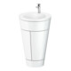 Duravit Waschtischunterschrank c-bonded Set Starck 1 56x86,4x60,5cm, steh., Gr. chr, we. hgl-1