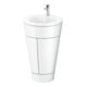 Duravit Waschtischunterschrank c-bonded Set Starck 1 56x86,4x60,5cm, steh., Gr. chr, we. hgl-1