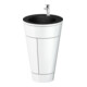 Duravit Waschtischunterschrank c-bonded Set Starck 1 56x86,4x60,5cm, steh., Gr. chr, we. hgl-1