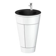 Duravit Waschtischunterschrank c-bonded Set Starck 1 56x86,4x60,5cm, steh., Gr. chr, we. hgl