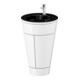 Duravit Waschtischunterschrank c-bonded Set Starck 1 56x86,4x60,5cm, steh., Gr. chr, we. hgl-1