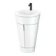 Duravit Waschtischunterschrank c-bonded Set Starck 1 56x86,4x60,5cm, steh., Gr. sw, we. hgl-1