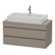 Duravit Waschtischunterschrank Com DuraStyle 100x47,8cm, bas. ma, f Kons, 2 Schub.-1