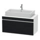 Duravit Waschtischunterschrank Com DuraStyle 100x47,8cm, Ei sw/we ma, f Kons, 1 Ausz.-1