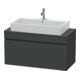 Duravit Waschtischunterschrank Com DuraStyle 100x47,8cm, graph ma, f Kons, 1 Auszug-1