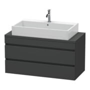 Duravit Waschtischunterschrank Com DuraStyle 100x47,8cm, graph ma, f Kons, 2 Schub.