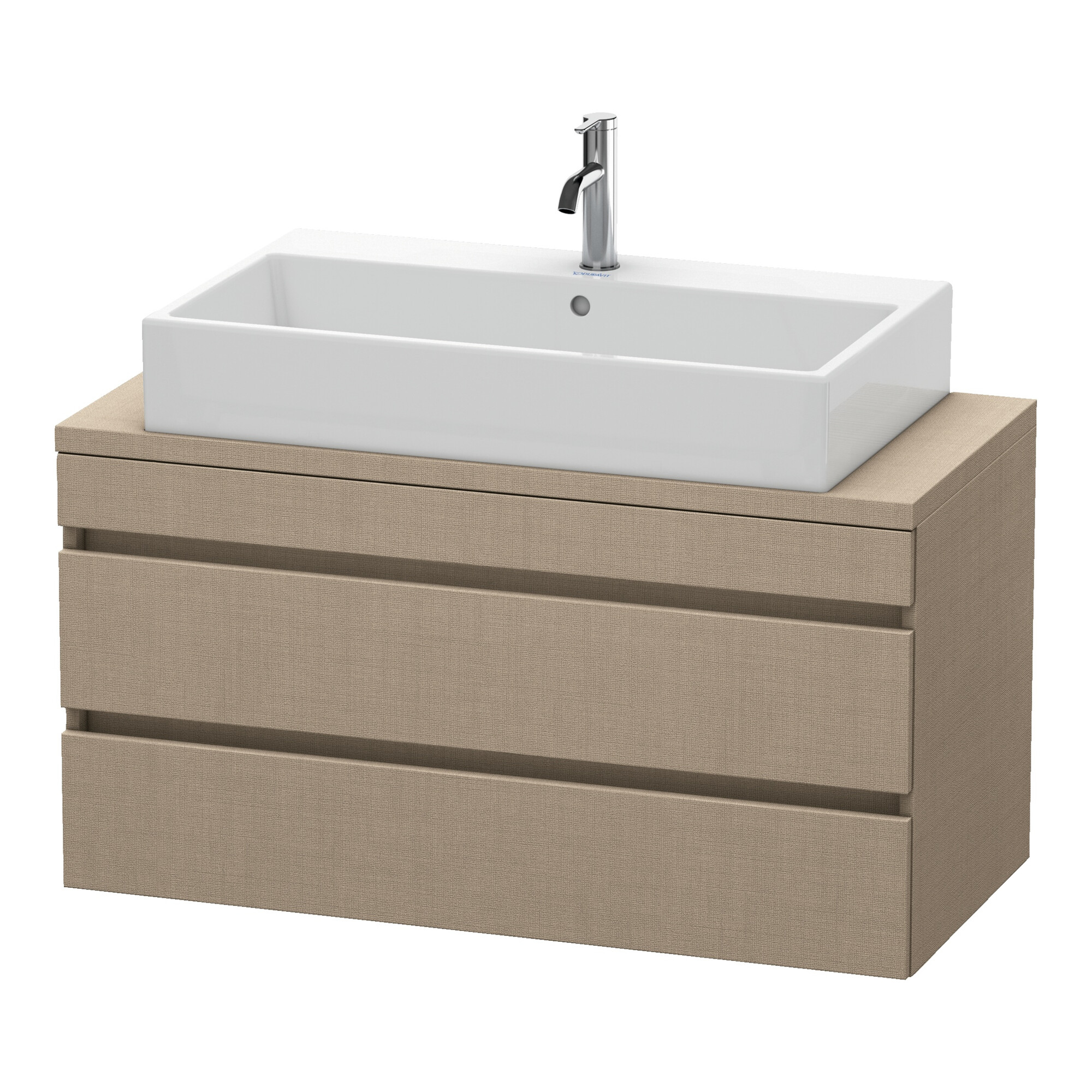 Duravit Waschtischunterschrank Com DuraStyle 100x47,8cm, lei, f Kons, 2 Schubkästen