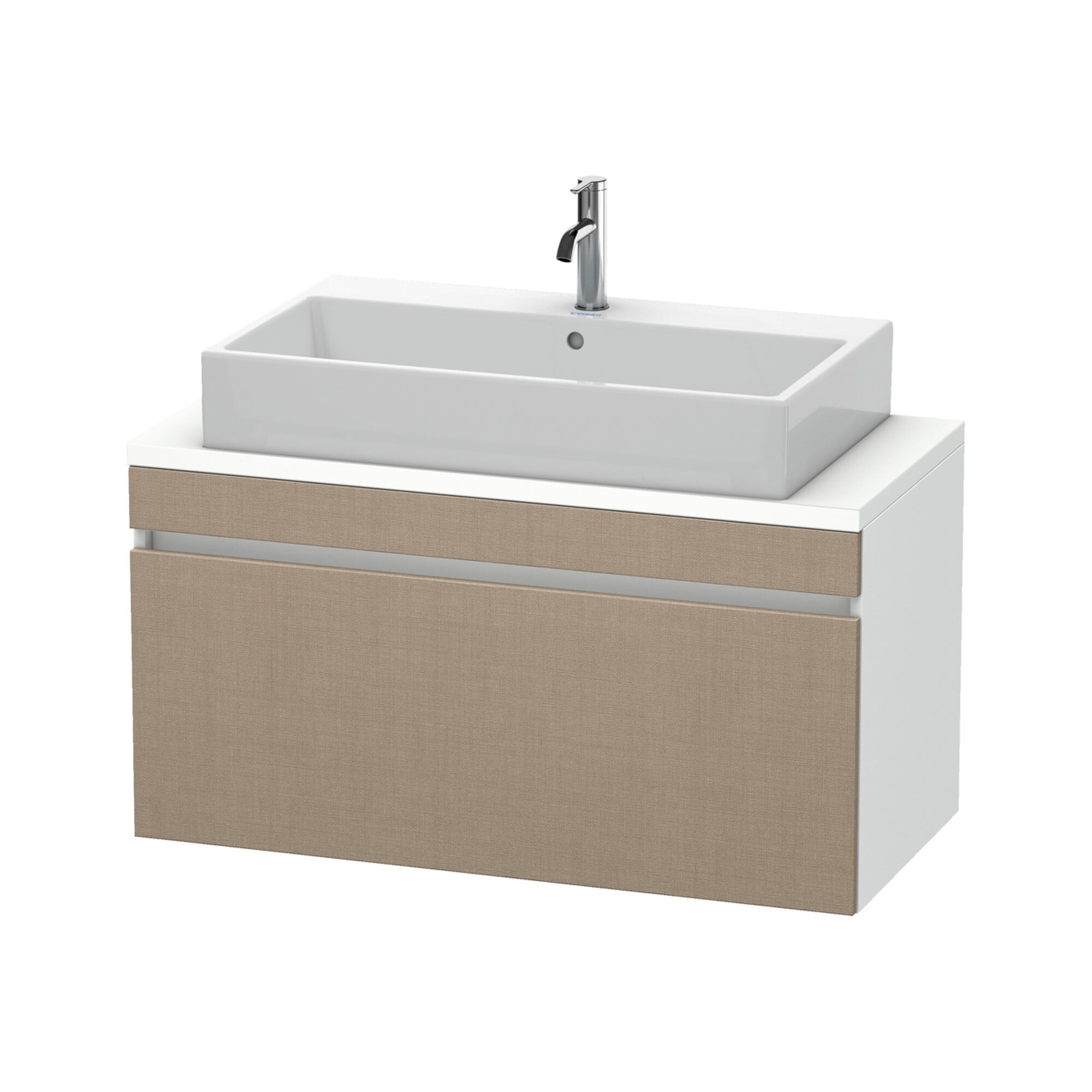 Duravit Waschtischunterschrank Com DuraStyle 100x47,8cm, lei/we ma, f Kons, 1 Auszug