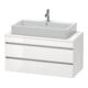 Duravit Waschtischunterschrank Com DuraStyle 100x47,8cm, N nat/b ma, f Kons, 2 Schub.