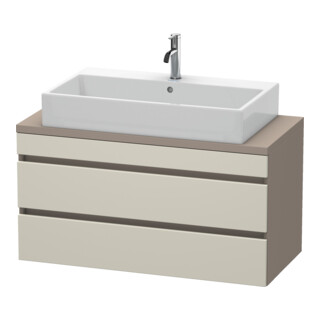Duravit Waschtischunterschrank Com DuraStyle 100x47,8cm, tau/bas ma, f Kons, 2 Schub.