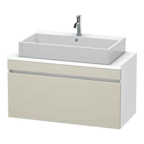 Duravit Waschtischunterschrank Com DuraStyle 100x47,8cm, tau/we ma, f Kons, 1 Auszug