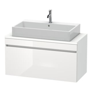 Duravit Waschtischunterschrank Com DuraStyle 100x47,8cm, w hgl/we ma, f Kons, 1 Ausz.