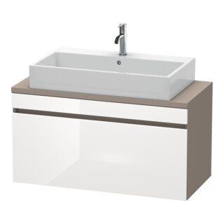 Duravit Waschtischunterschrank Com DuraStyle 100x47,8cm, we. hg/b ma, f Kons, 1 Ausz.