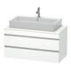 Duravit Waschtischunterschrank Com DuraStyle 100x47,8cm, we. ma, f Kons, 2 Schub.-1