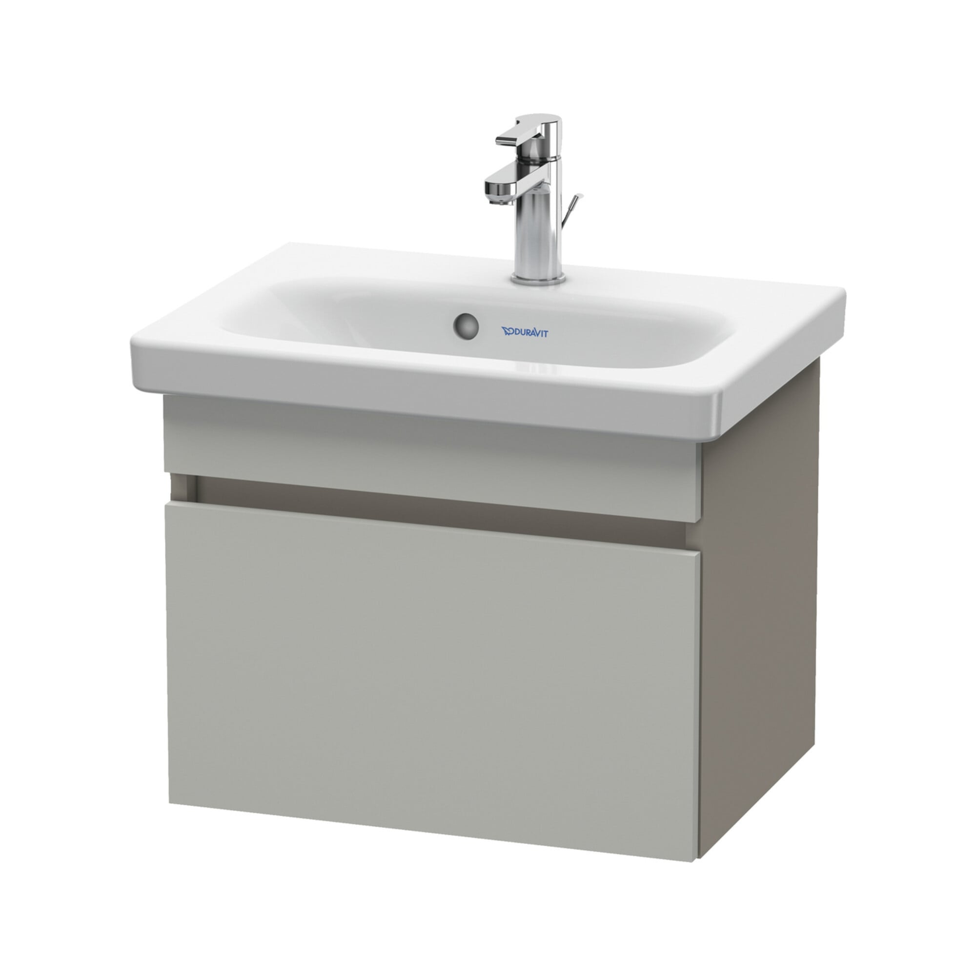 Duravit Waschtischunterschrank Com DuraStyle 50x36,8cm, betongr/basalt matt, 1 Auszug