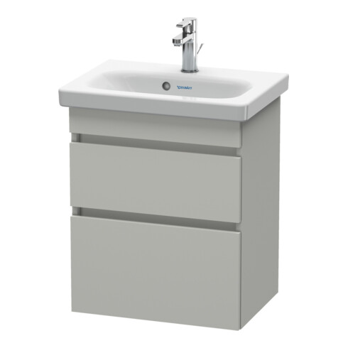 Duravit Waschtischunterschrank Com DuraStyle 50x36,8cm, betongr ma, 2 SchKa., wandhängend
