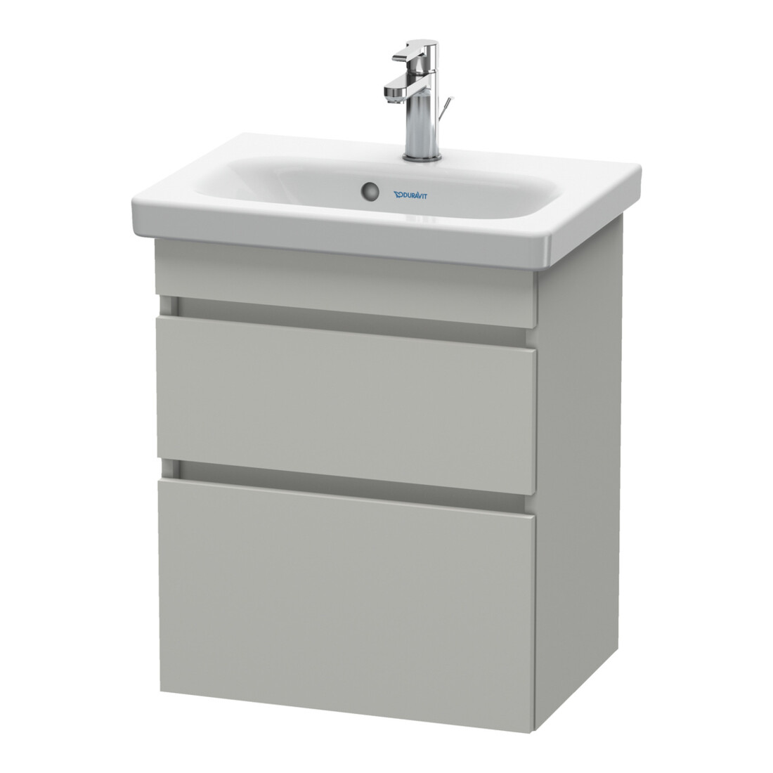 Duravit Waschtischunterschrank Com DuraStyle 50x36,8cm, betongr ma, 2 SchKa., wandhängend