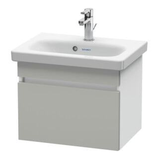 Duravit Waschtischunterschrank Com DuraStyle 50x36,8cm, betongrau/weiß matt, 1 Auszug
