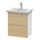 Duravit Waschtischunterschrank Com DuraStyle 50x36,8cm, E na/we ma, 2 SchKa., wandhängend-1