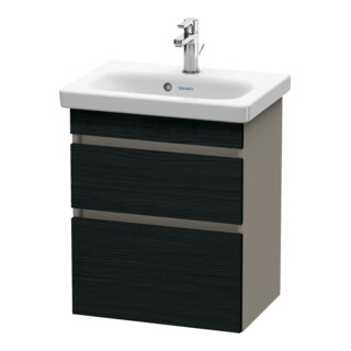 Duravit Waschtischunterschrank Com DuraStyle 50x36,8cm, E sw/Bas ma, 2 SchKa., wandhängend