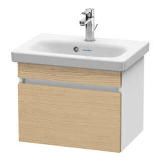 Duravit Waschtischunterschrank Com DuraStyle 50x36,8cm, Ei natur/weiß matt, 1 Auszug